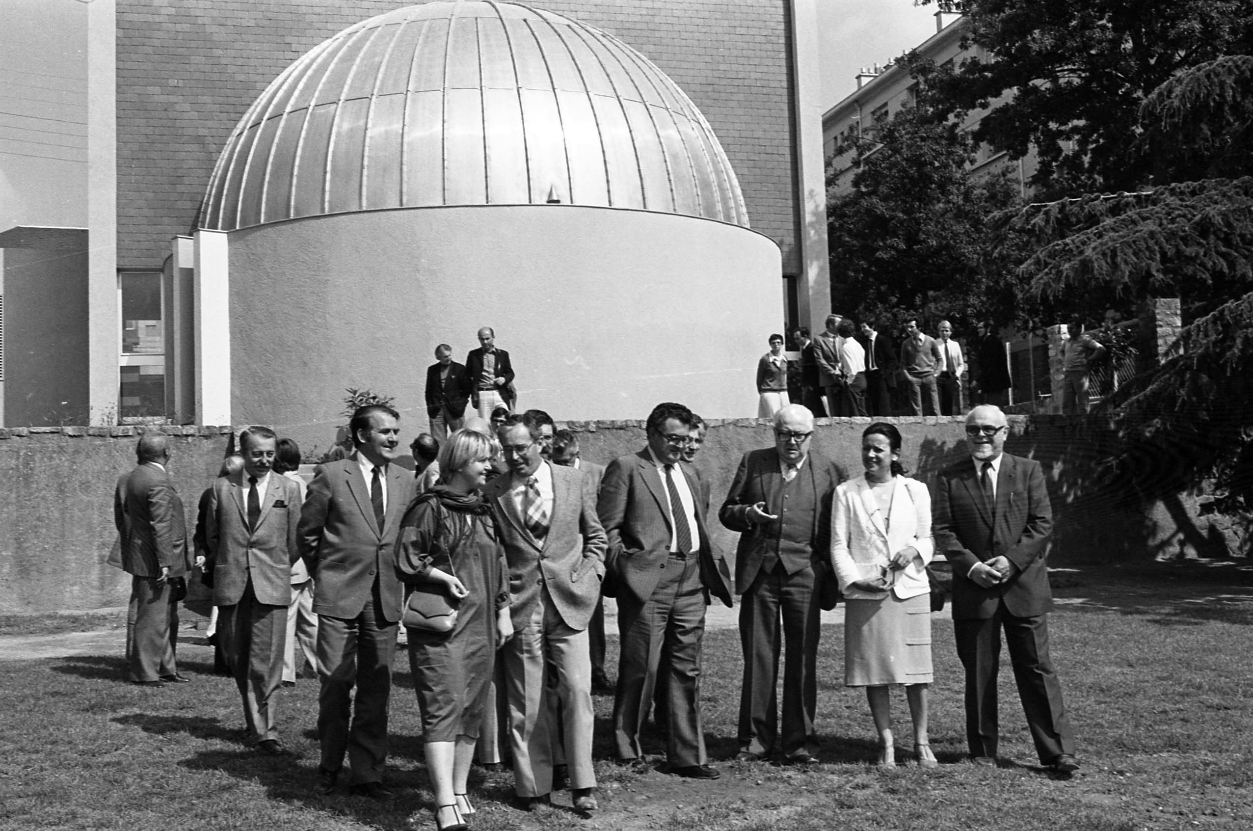 Inauguration du Planétarium de Nantes, 18 juin 1981